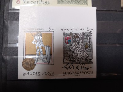 Ungaria.1990 - Regii maghiari , MNH Nedantelat - Mi 4083 B - 4084 B foto