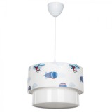 Lustra tip pendul pentru copii, design Avioane, ajustabila pe inaltime, 80 cm, AMA, Oem