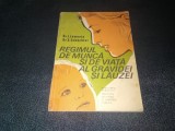 I LEMNETE - REGIMUL DE MUNCA SI VIATA AL GRAVIDEI SI LAUZEI