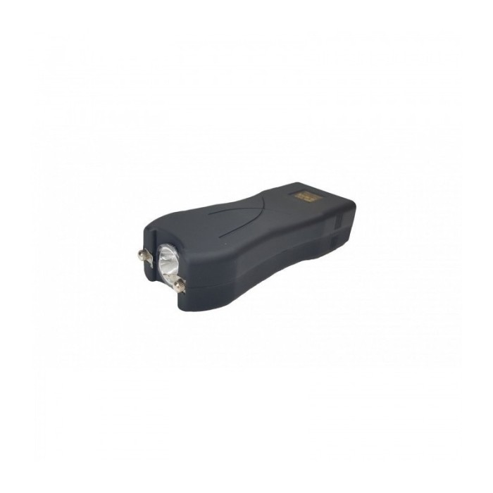 Lanterna cu electrosoc si acumulator de buzunar, Dalimag, negru, 10 cm, husa
