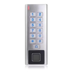 Tastatura control acces biometric TUYA WiFi, RFID, PIN, amprenta, carcasa metalica, IP66, standalone