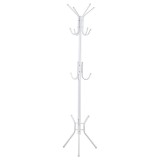 Cumpara ieftin Cuier haine tip pom Piero metal alb D44x181cm