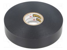 Bandă electroizolantă 3M 19mm x 33m neagră cauciuc 0,18mm