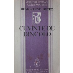 CUVINTE DE DINCOLO
