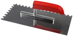Drisca Inox Zimtata cu Maner de Lemn Rosu - 624071 foto