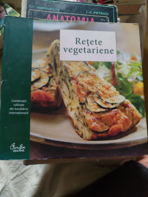 Carte de rețete vegetariene foto