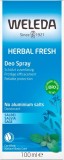 Deodorant Spray, Weleda, Sage, Neutralizeaza Eficient Mirosurile Neplacute, Fara Saruri de Aluminiu, 100ml