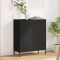 vidaXL Bufet Negru 69.5 x 33 x 82 cm Lemn compozit 883425