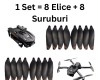 Set Elice Drona V168 PRO MAX (8 buc)
