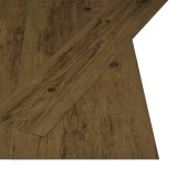 Placi autoadezive pardoseala maro natural PVC 4,46 m&sup2; 3 mm