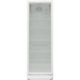 Vitrina frigorifica DVLF-350SWC, Smart Low Frost, 350 L, Clasa C, 5 rafturi, maner integrat, lumina interior LED, Alb