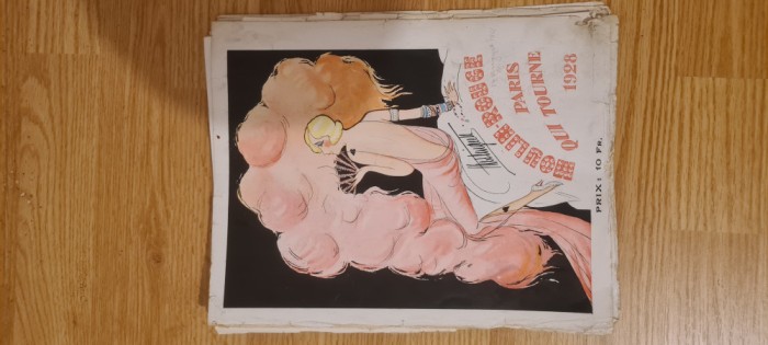 Reviste vechi frantuzesti, de cabaret