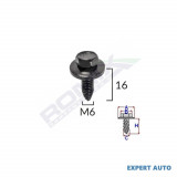 Surub fixare bara protectie pentru peugeot, citroen 6x16mm set 5 buc UNIVERSAL Universal #6, Array