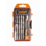 Surubelnita cu clichet Gadget, set 32 biti pentru reparatii si atelier