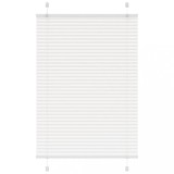 vidaXL Jaluzea plisată alb 90x100cm Lățime țesătură 89,4 cm poliester