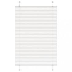 vidaXL Jaluzea plisată alb 90x100cm Lățime țesătură 89,4 cm poliester
