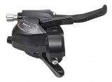 Maneta schimbator frana Shimano ST-EF41-6R, montaj dreapta 6 viteze, cablu de schimbator 2050mm, 2 degete, pentru V-Brake, culoare Negru