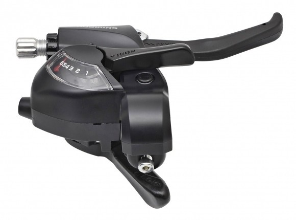 Maneta schimbator/frana Shimano ST-EF41-6R, montaj dreapta 6 viteze, cablu de sc... Cod:ESTEF41R6AL