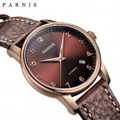 Ceas Parnis Timeless 38 mm automatic japonez Miyota 821a foto