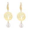 Cercei Inox Dama Pearl Copacul Vietii Cod269C