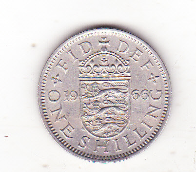 bnk mnd Marea Britanie Anglia 1 shilling 1966