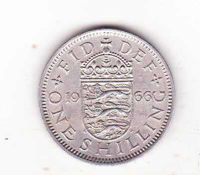 bnk mnd Marea Britanie Anglia 1 shilling 1966