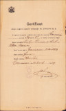 HST A906 Certificat de naștere 1929 Căvăran