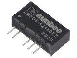 Convertor DC/DC AIMTEC 2W AM2DS-1212DEZ, Intrare 10,8-13,2VDC, Ieșire -12VDC -84mA