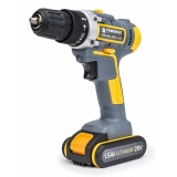 Filetanta Powermat 20V, 2 Acumulatori 1.5Ah, Masina Gaurit, Bormasina, LED, Cuplu 30Nm, 2 Viteze, Valiza Transport