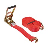 Chingă de ancoraj cu clichet, roșu, 5000&nbsp;kg, 50&nbsp;mm &times; 8&nbsp;m