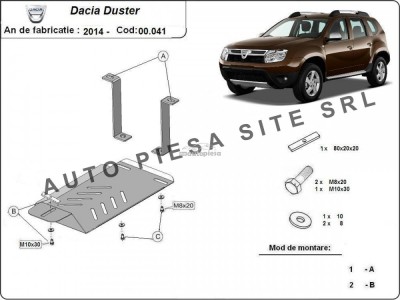 Scut metalic diferential Dacia Duster 4X4 fabricata incepand cu 2014 APS-00.041UJ foto