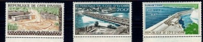 Cote Divoire 1959 - Constructii, Posta Aeriana, serie neuzata foto