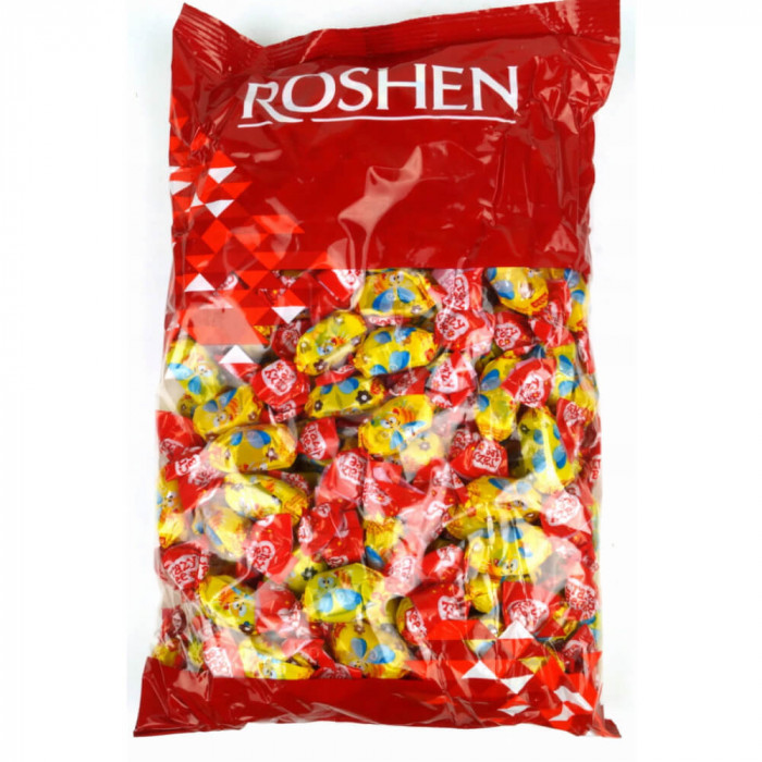 Mix Bomboane Gumate 1Kg cu Umplutura de Fructe Roshen Crazy Bee Fruity, Bomboane Roshen, Bomboane cu Umplutura, Bomboane cu Aroma, Bomboane cu Fructe,