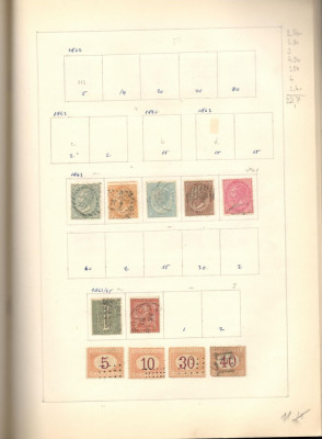 Italia.1861/81 Colectie peste 1.000 buc. timbre stampilate diferite COL.5 foto