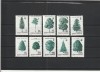 ROMANIA 1994 LP 1343 PRINCIPALELE SPECII FORESTIERE SERIE MNH NESTAMPILATA, Nestampilat
