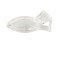Storcator de citrice manual, flippy, rezistente, usor de folosit si depozitat, durabil, calitativ, 12x5.2 cm, model peste, transparent