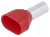Terminal cu compresie, cablu 10mm2, cositorit, WEIDM&Uuml;LLER - 9037570000 H10,0/24D ZH R