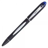 Pix Jetstream Uni-ball SX-210, 1. 0mm, cu capac, corp negru, detalii in culoarea scrisului albastru