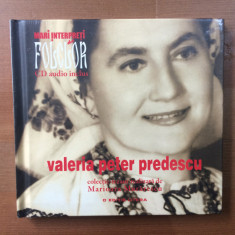 valeria peter predescu cd disc muzica mari interpreti de folclor nou sigilat