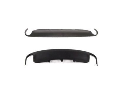 Spoiler bara spate spate Audi A4/S4 (B8), 11.2007-10.2011 Model 3.2, cu orificii de evacuare duble, 8K0807521A01C foto