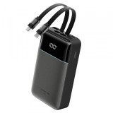 Baterie Externa Cuktech LPB200NL, 20000mAh, 40W, QC + PD, 1 x Lightning - 1 x USB-A - 2 x USB-C, Gri CKB200NLGLGY