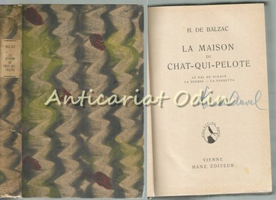 La Maison Du Chat-Qui-Pelote - H. De Balzac foto