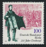 Berlin 1990 - Orgă de stradă, muzica, neuzat