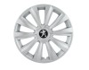 Set 4 capace roti Delta cromat R15 pentru gama auto Peugeot, Autohelix MSA