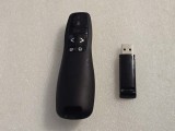 Presenter MediaPointer Wireless, 2.4 GHz, Powerpoint Clicker, ABS, Negru