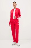 adidas trening 3-Stripes femei, culoarea roșu, JD2684