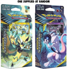 Set Carti Pokemon Tcg: Sun &amp;amp; Moon 10 Unbroken Bonds Theme Deck foto