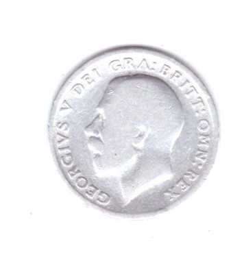 Moneda Marea Britanie 6 pence 191-, uzata, curata foto