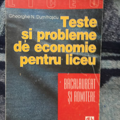 h2b Teste si probleme de economie pentru liceu- Gheorghe N. Dumitrascu