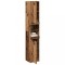 Gossi dulap de baie, lemn vechi, 32x34x188,5 cm, lemn prelucrat